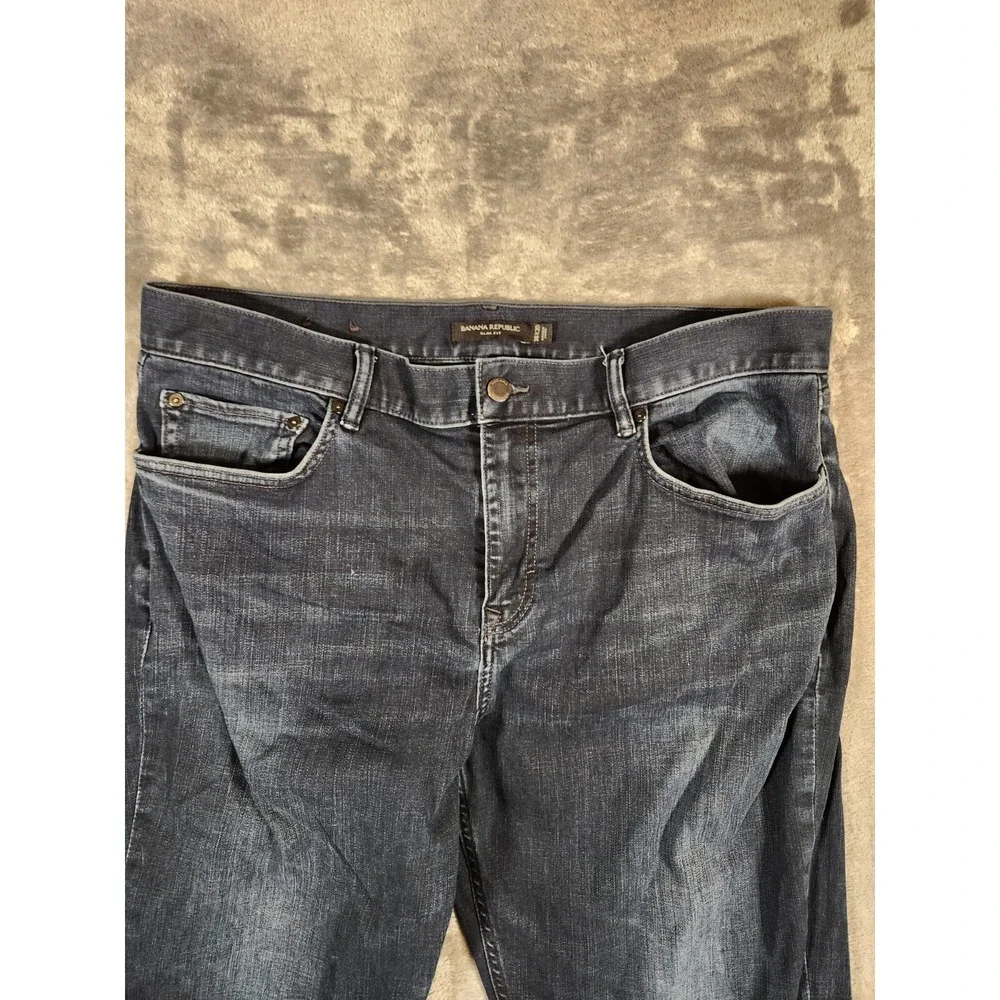 Banana Republic Jeans Men's‎ 37X29 (Tag 36X30) Slim Fit Stretch Denim Pants